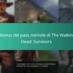 I bonus del pass mensile di The Walking Dead: Survivors