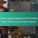 I codici regalo stagionali di The Walking Dead: Survivors per eventi speciali