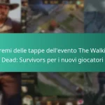 I premi delle tappe dell’evento The Walking Dead: Survivors per i nuovi giocatori