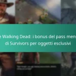 The Walking Dead: i bonus del pass mensile di Survivors per oggetti esclusivi